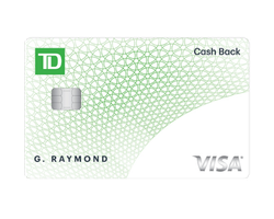 TD Cash Back Visa Card - TD Cash Back credit card